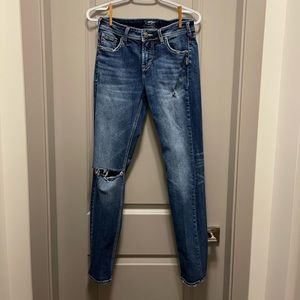 Avery Skinny - Silver Jeans